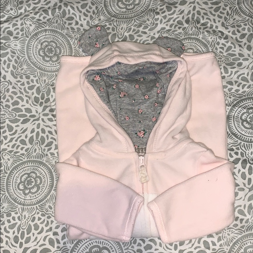 Fleece footless onesie